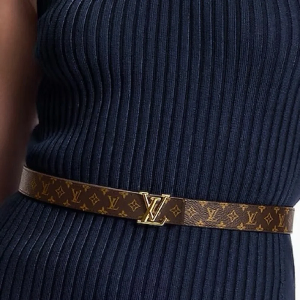 LOUIS VUITTON Brown LV Monogram 25MM Belt size 85/34 (NWT)